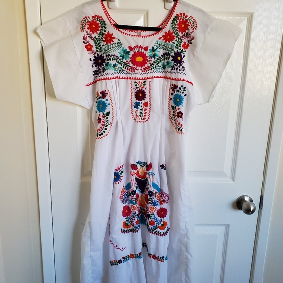 Jasbel Dresses & Skirts - Mexican Embroidered Dress
